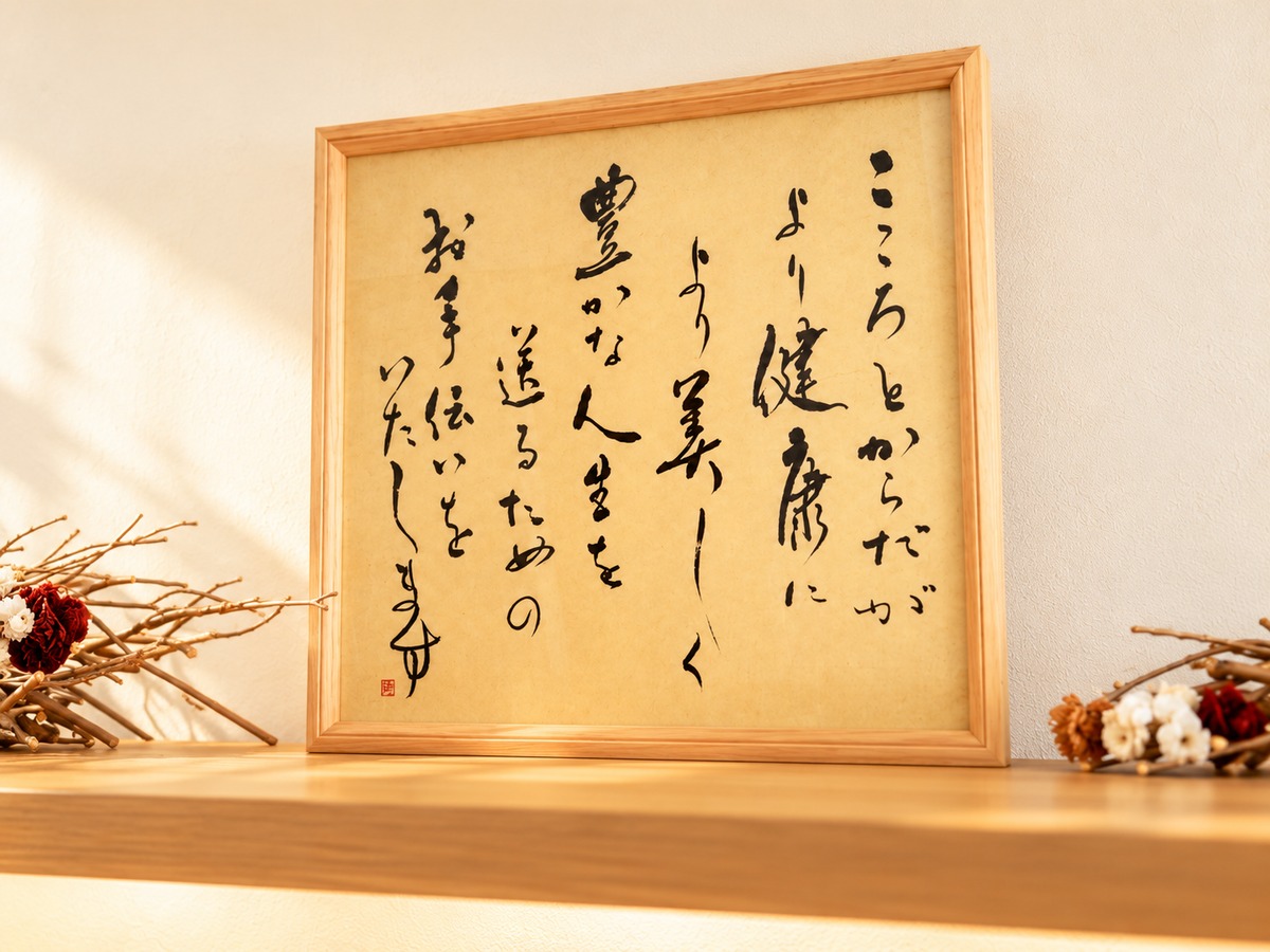 店内の額